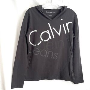 Calvin Klein Women's Black Long Sleeve Top